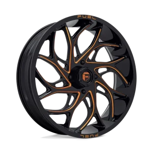 Fuel UTV – D780 RUNNER UTV – Black – 24″x7″ 13mm – Summer Wheels – D7802470A644